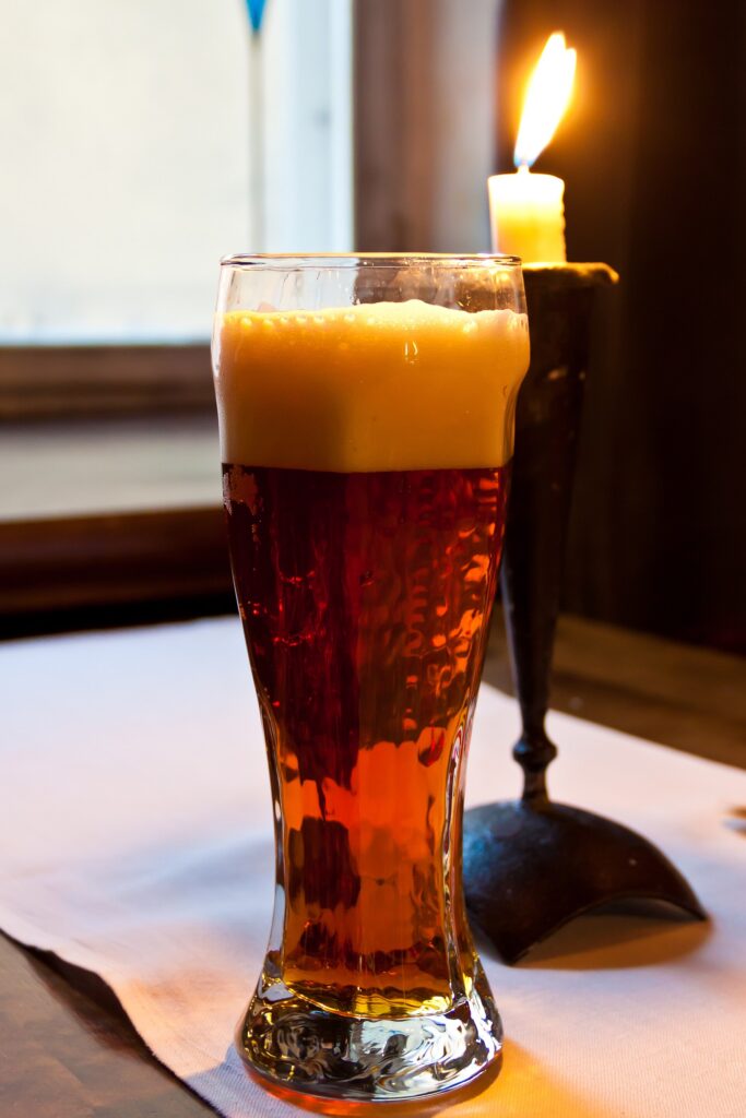 Honey beer at Peppersack, Tallinn