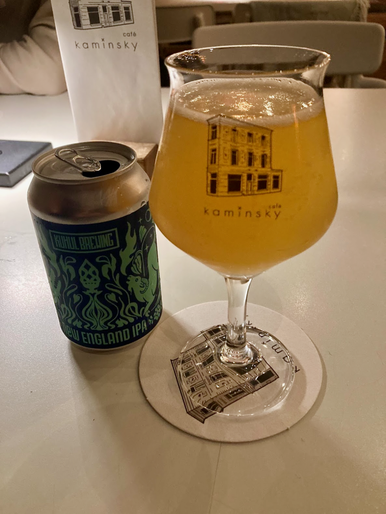 Belgian craft IPA served at Café Kaminsky, Leuven
