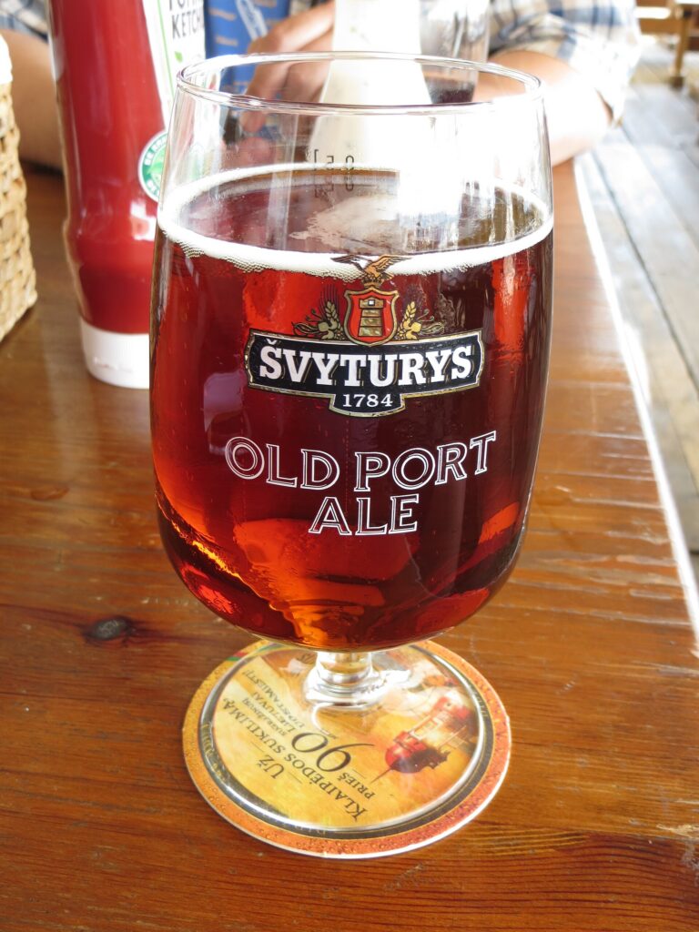 Švyturys Old Port Ale, a Scottish-style ale — illustrative beer photograph