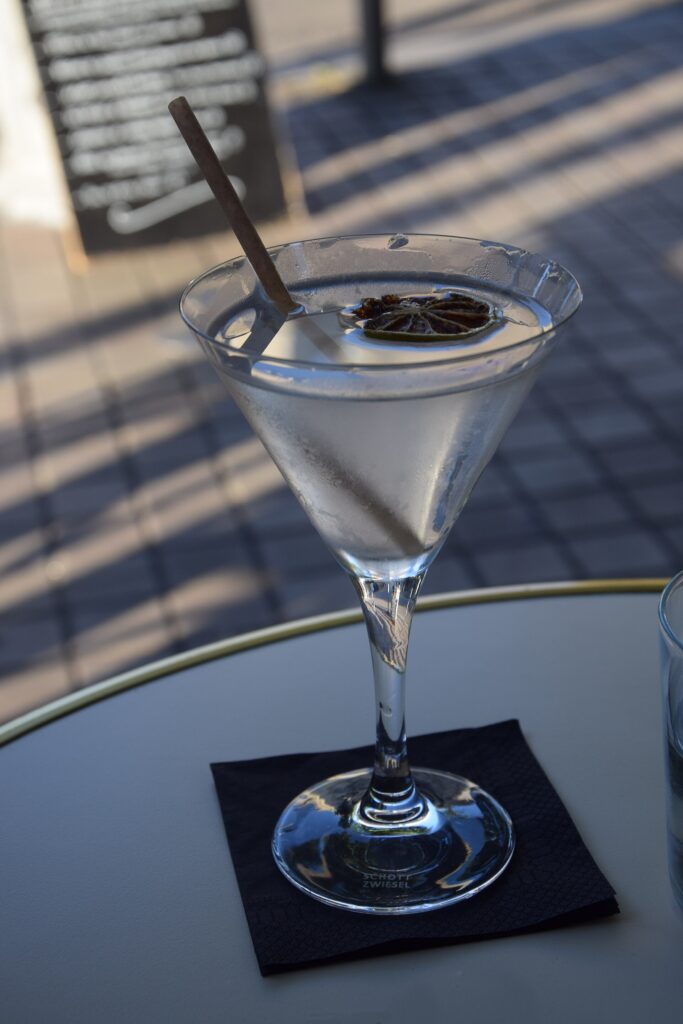 Vesper cocktail, a similar-drink reference photograph for Alaska