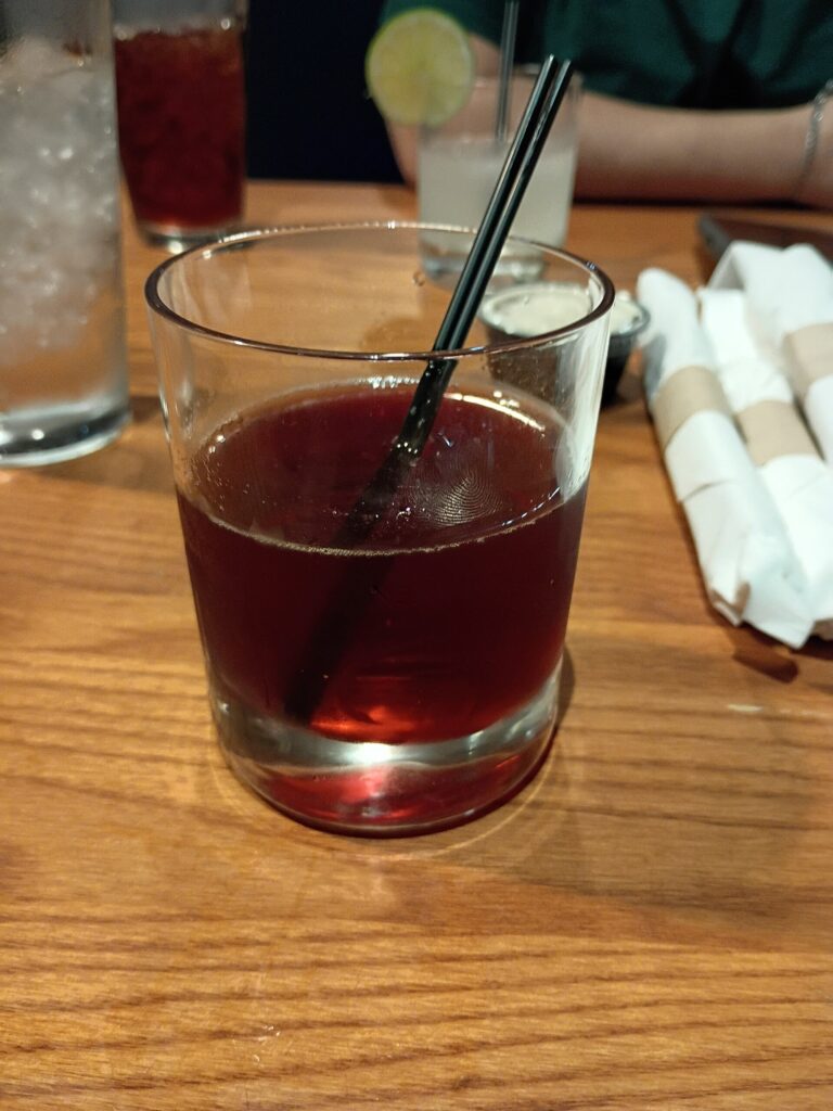 Boulevardier cocktail
