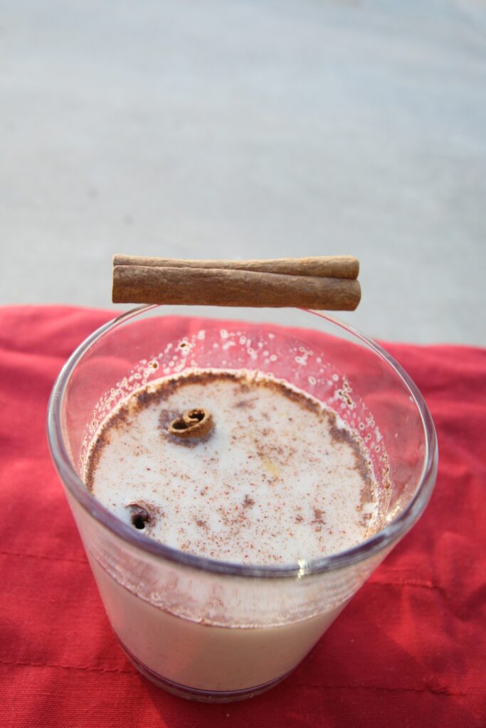 Eggnog cocktail