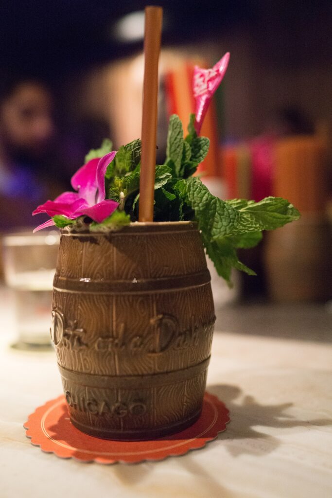 Three Dots And A Dash cocktail photograph