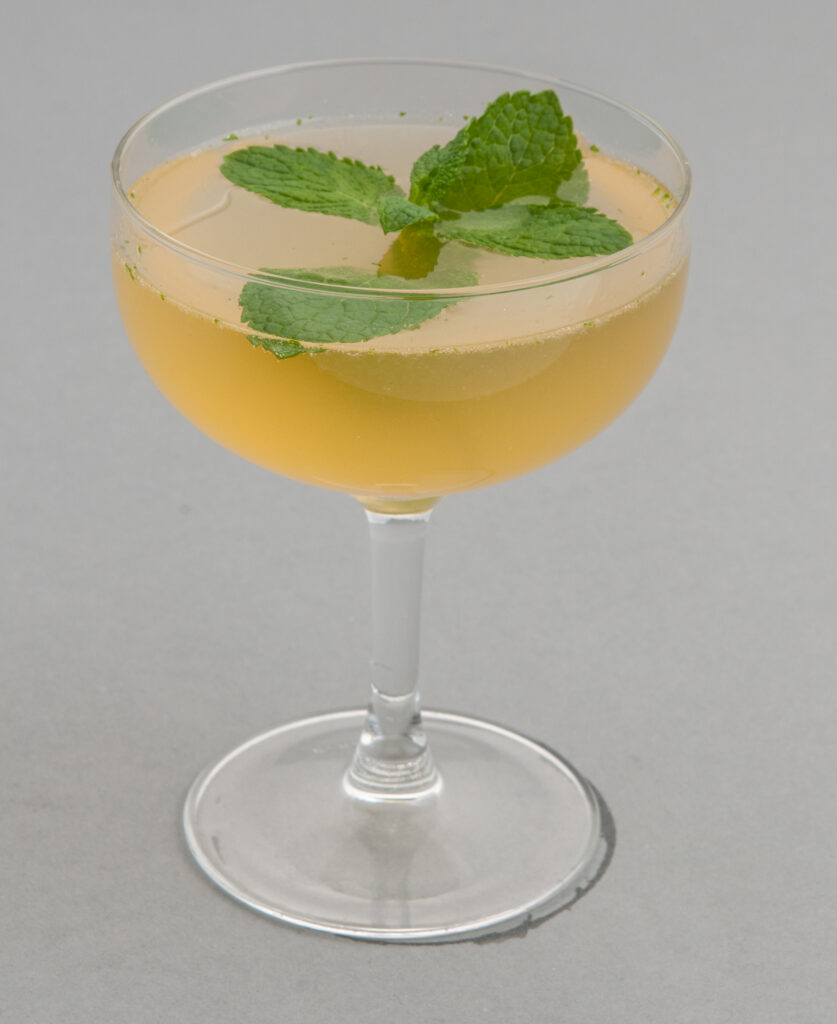 Old Cuban cocktail photograph