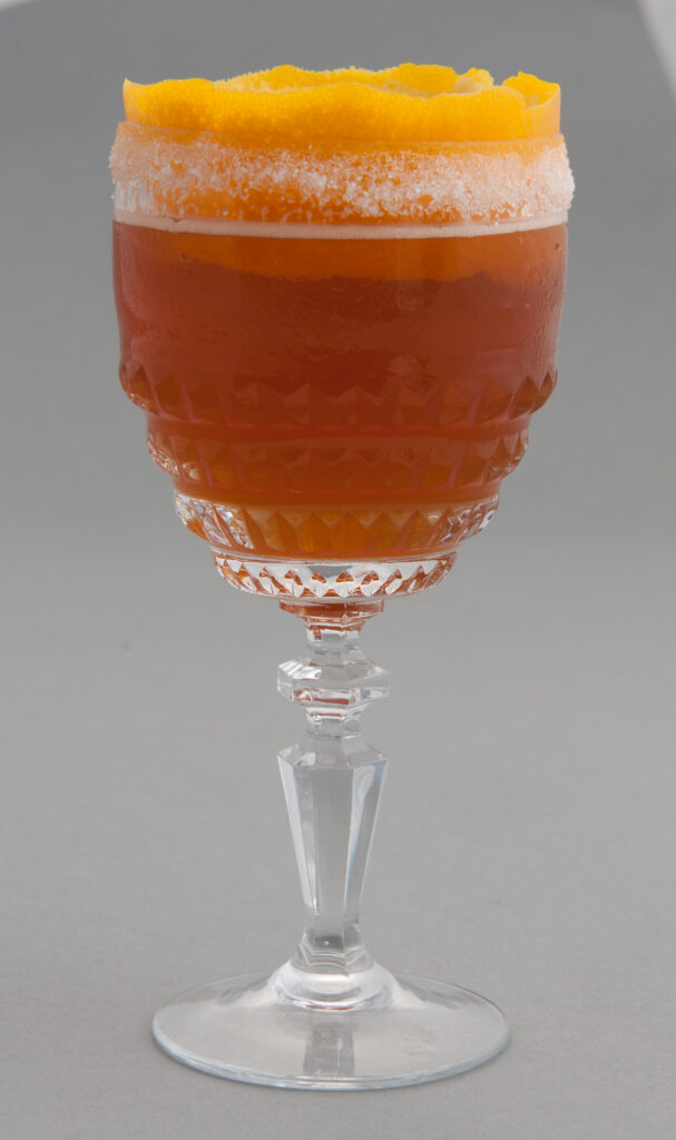 Brandy Crusta cocktail photograph
