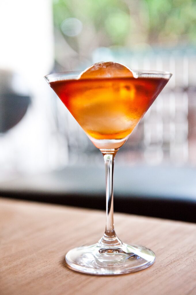 Manhattan cocktail photograph