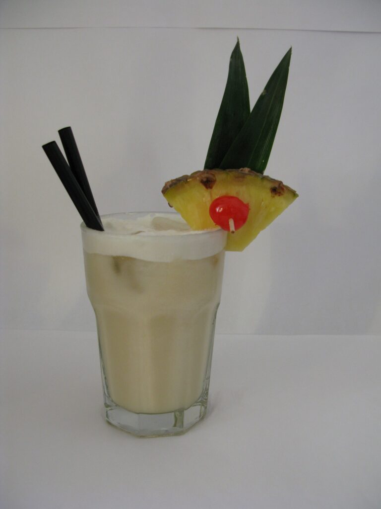 Piña Colada cocktail photograph