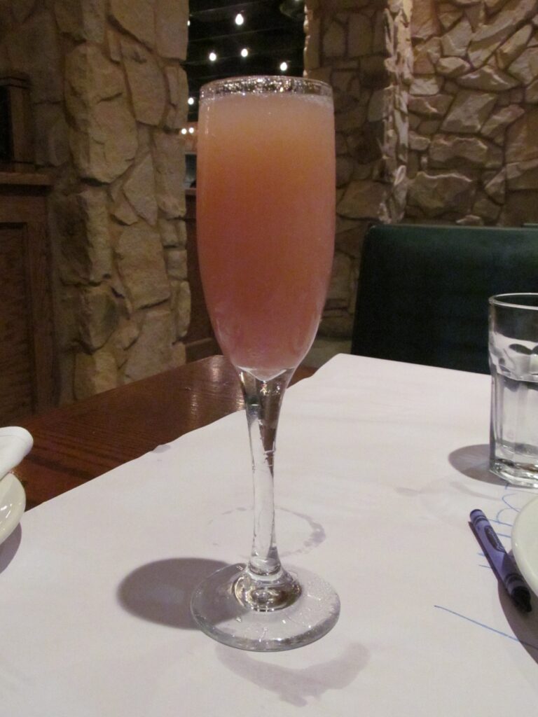 Bellini cocktail photograph