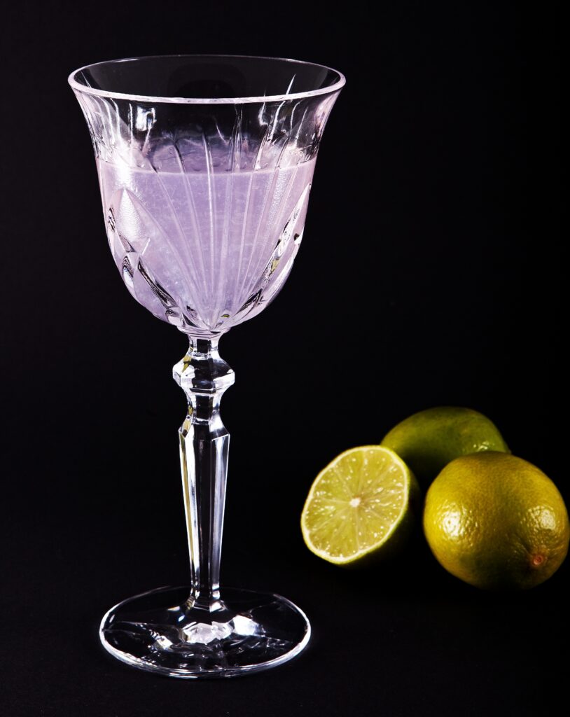 Aviation cocktail photograph