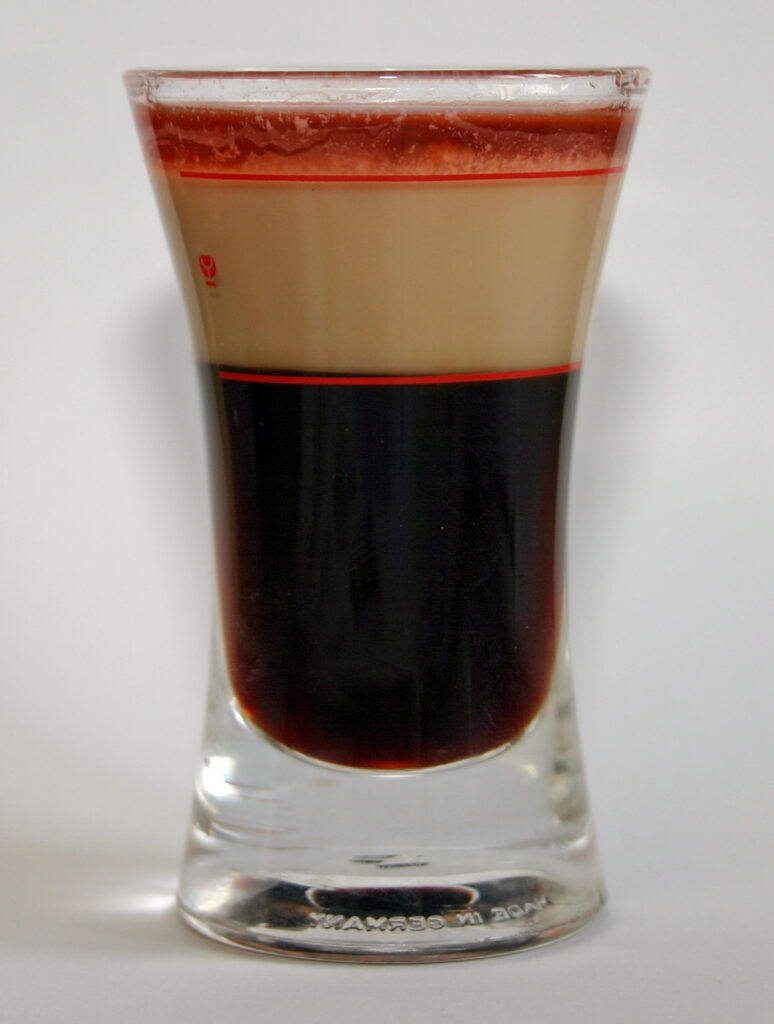 B-52 cocktail photograph