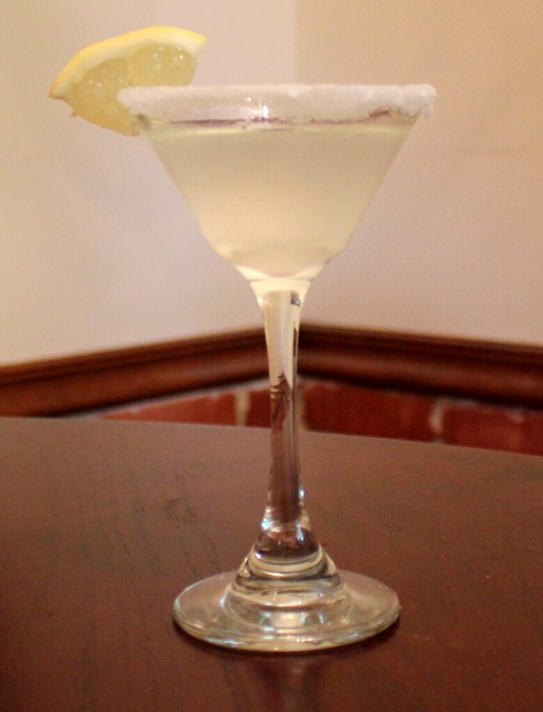 Lemon Drop Martini cocktail photograph
