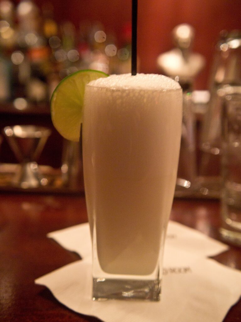 Ramos Fizz cocktail photograph