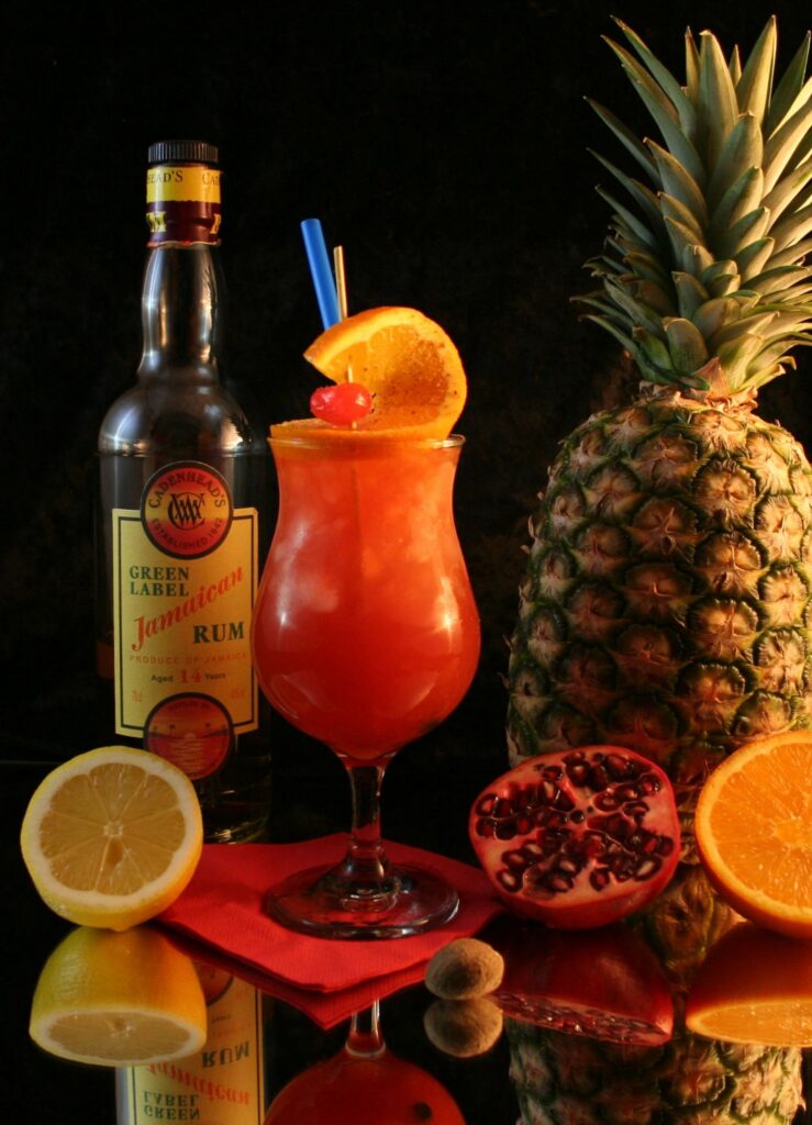 Planters Punch cocktail photograph