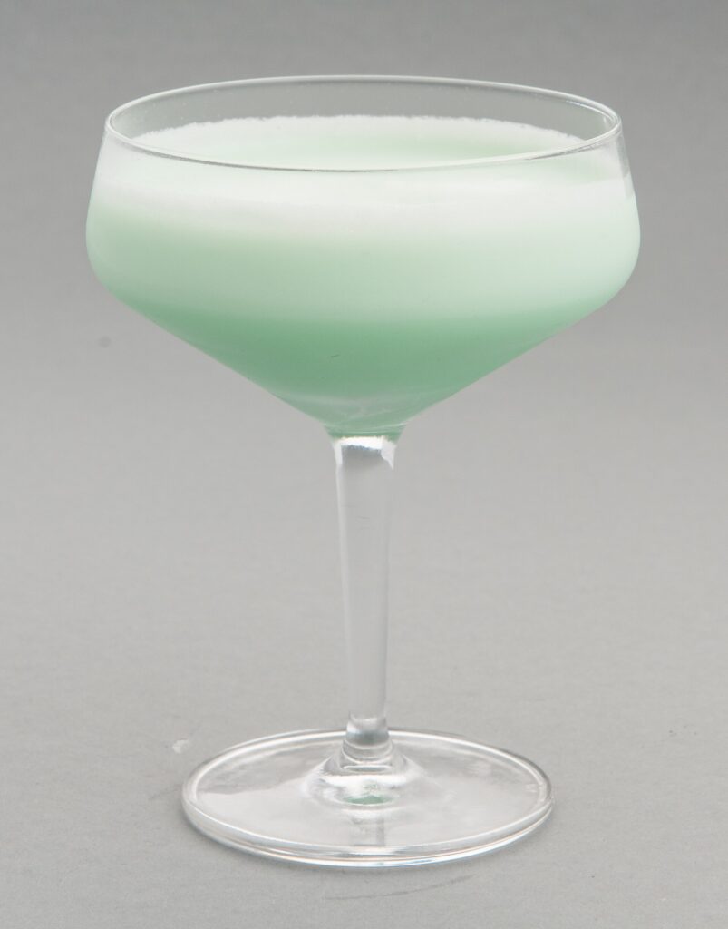Grasshopper cocktail photograph