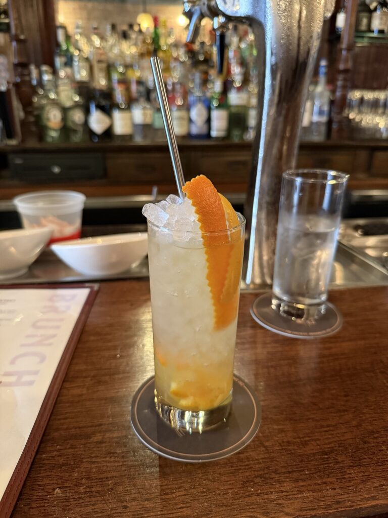 Sherry Cobbler cocktail photograph