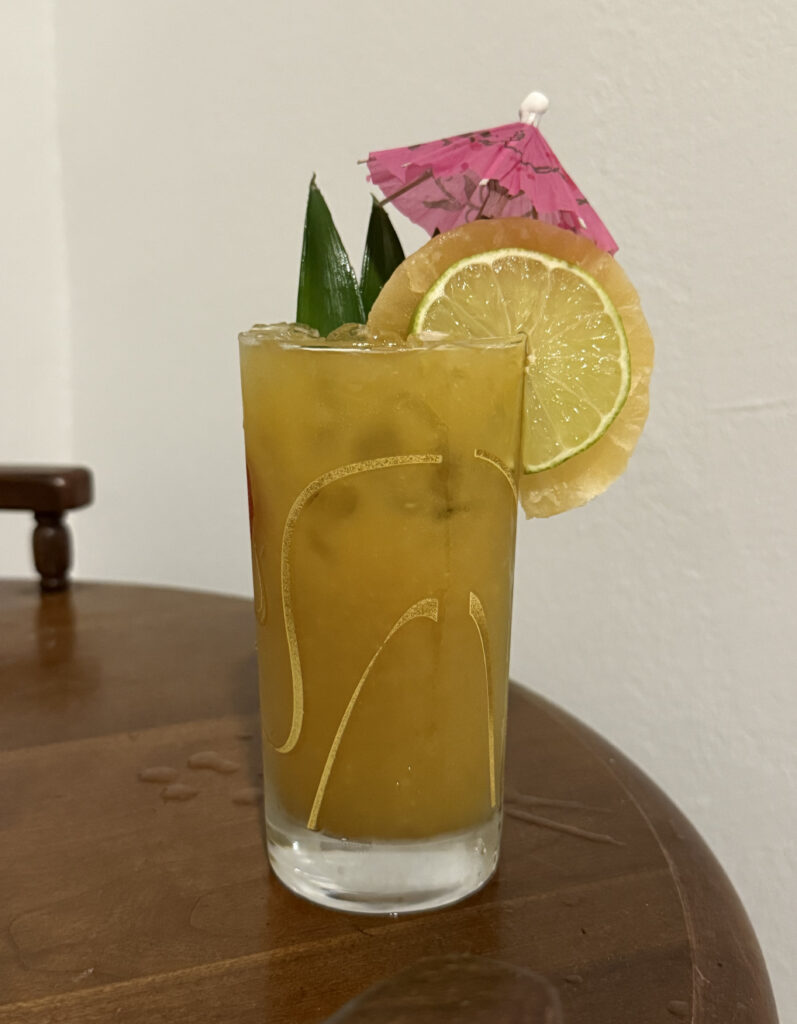 IBA Tiki cocktail photograph