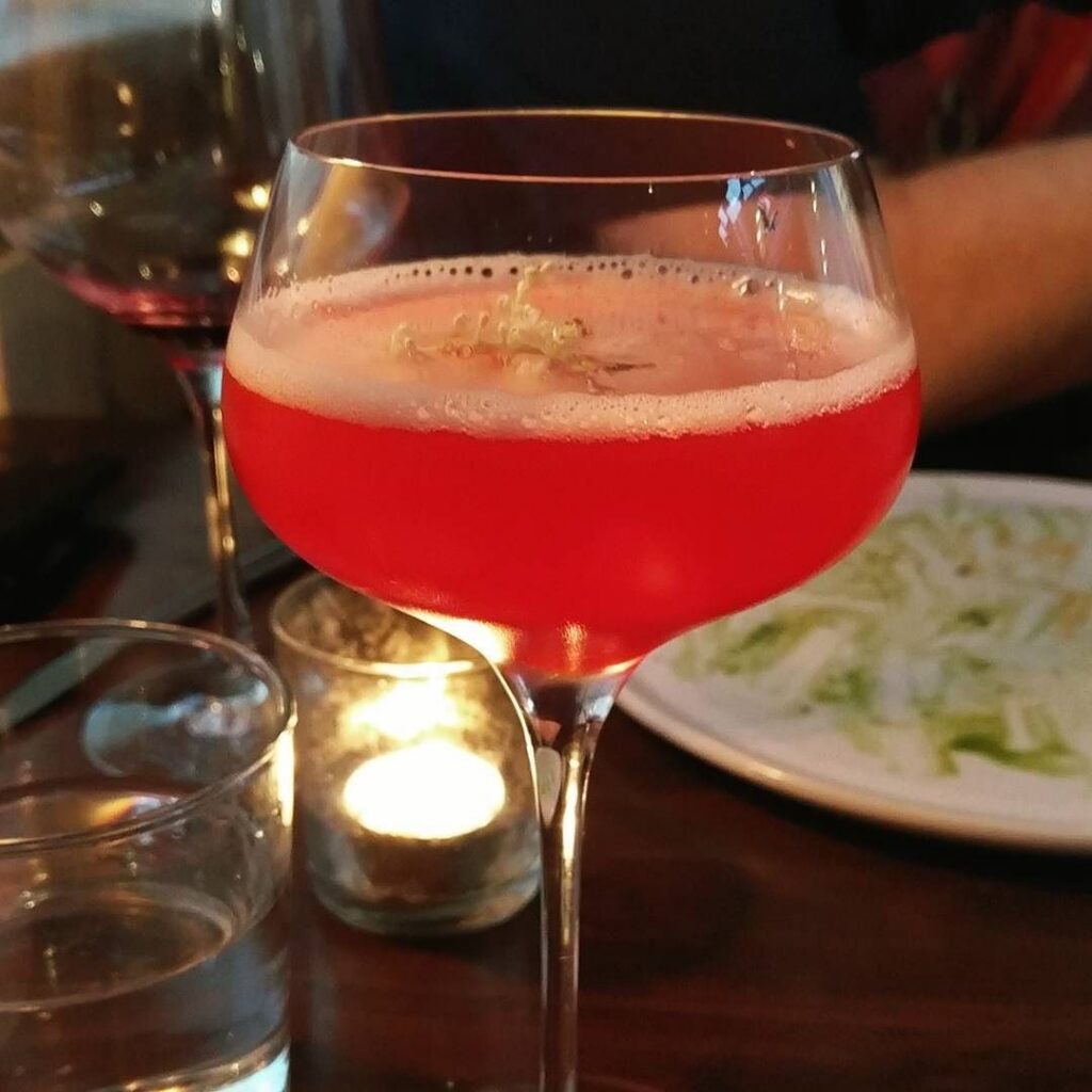 Russian Spring Punch cocktail photograph