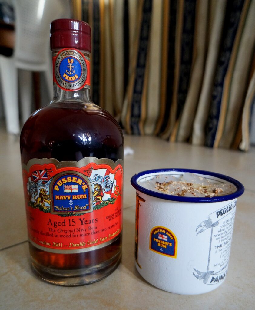 Painkiller (Pusser’s reference) cocktail photograph