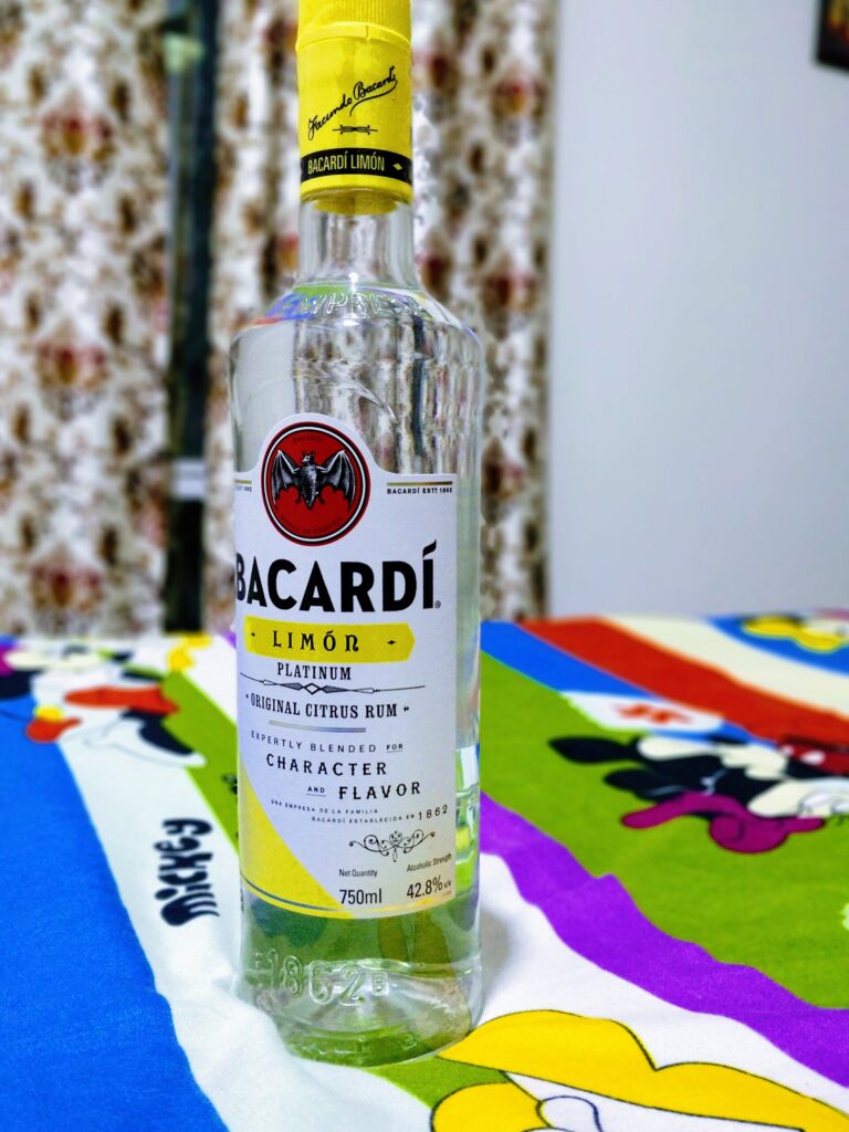 Bacardi lemon-flavored rum